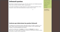 Desktop Screenshot of infonavitpuntos.org.mx
